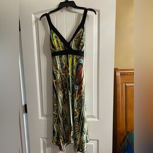 Dress Barn Vibrant Paisley Dress
